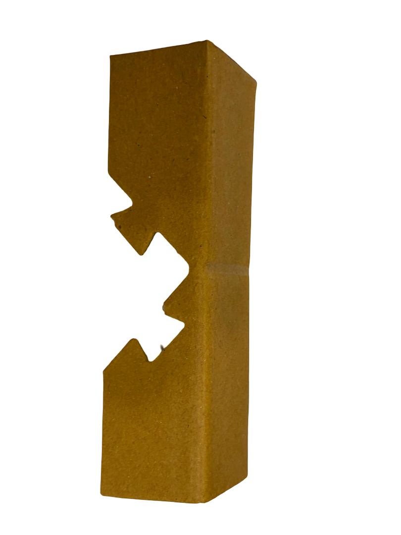 Interlocking V-Notched Angle Board Profile