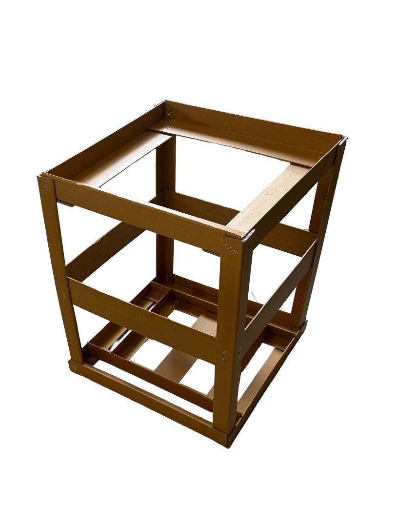 3D Structural Paper Frame Crate